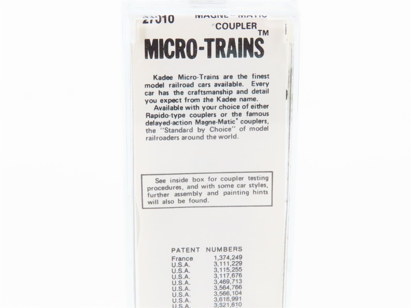 N Kadee Micro-Trains MTL 27010 ATSF Santa Fe Shock Control 50' Box Car #151951