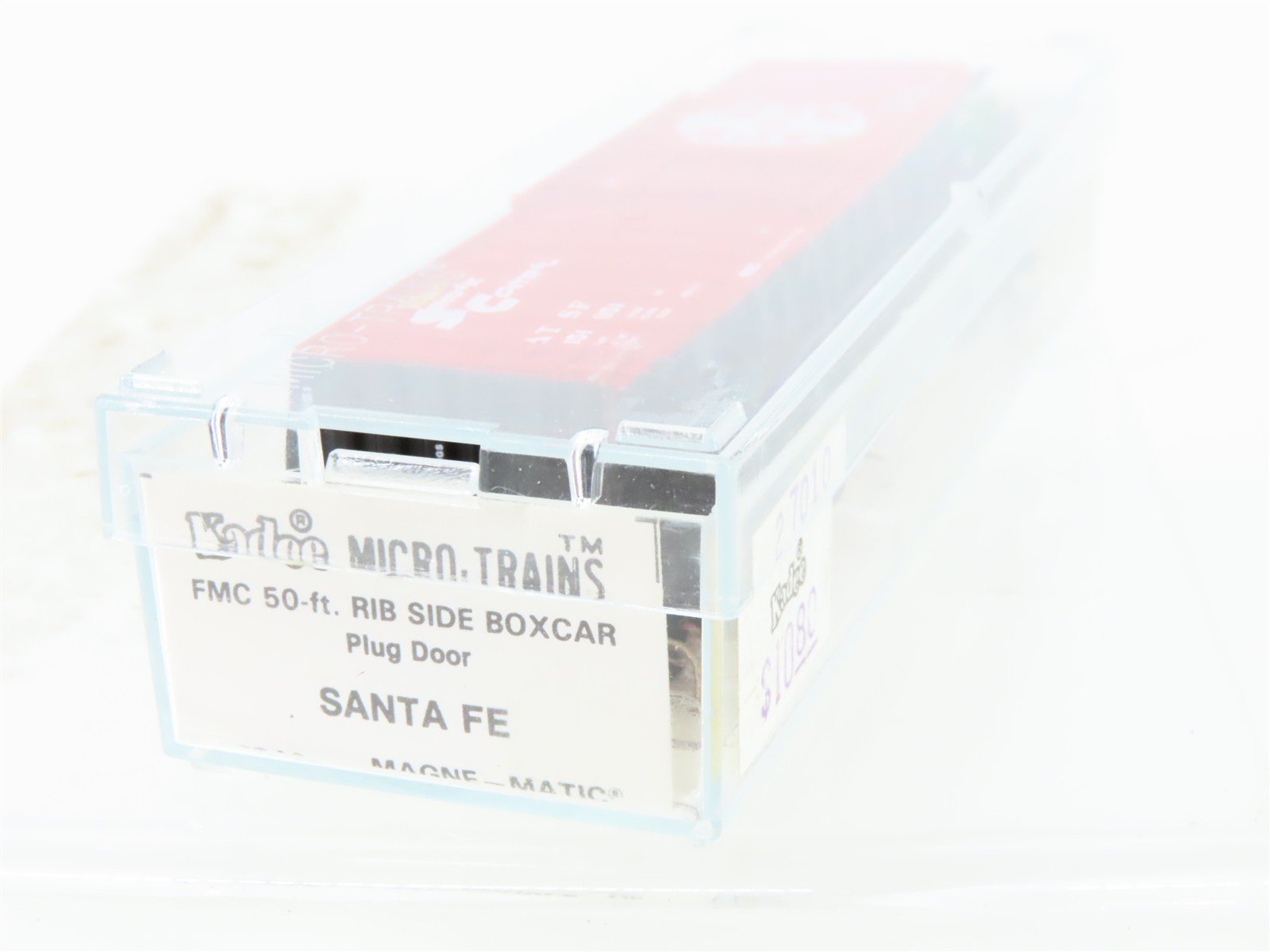 N Kadee Micro-Trains MTL 27010 ATSF Santa Fe Shock Control 50' Box Car #151951