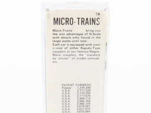 N Scale Kadee Micro-Trains MTL 28100 AA Ann Arbor 40' Single Door Box Car #73830