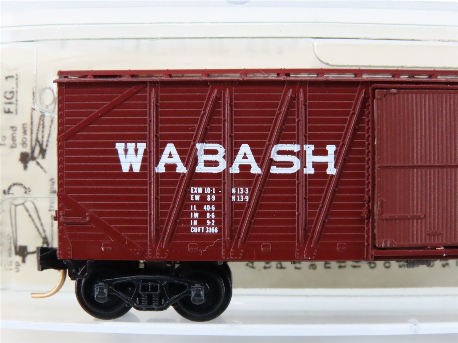 N Scale Kadee Micro-Trains MTL 28050 WAB Wabash 40' Single Door Box Car #81501