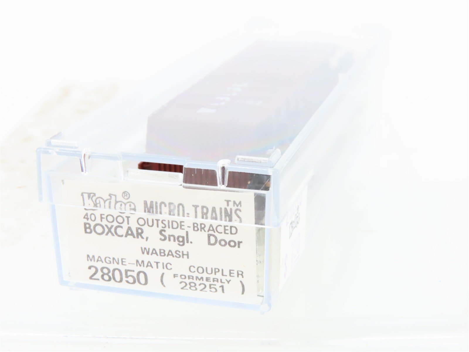 N Scale Kadee Micro-Trains MTL 28050 WAB Wabash 40' Single Door Box Car #81501