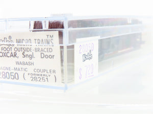 N Scale Kadee Micro-Trains MTL 28050 WAB Wabash 40' Single Door Box Car #81501