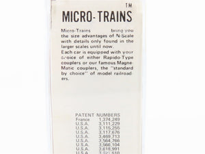 N Scale Kadee Micro-Trains MTL 29000 Dimensional Data 40' 1-1/2 Door Box Car