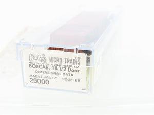 N Scale Kadee Micro-Trains MTL 29000 Dimensional Data 40' 1-1/2 Door Box Car
