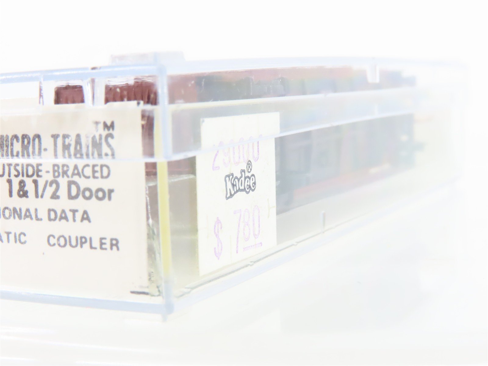 N Scale Kadee Micro-Trains MTL 29000 Dimensional Data 40' 1-1/2 Door Box Car