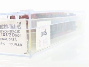 N Scale Kadee Micro-Trains MTL 29000 Dimensional Data 40' 1-1/2 Door Box Car