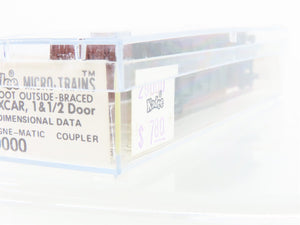 N Scale Kadee Micro-Trains MTL 29000 Dimensional Data 40' 1-1/2 Door Box Car