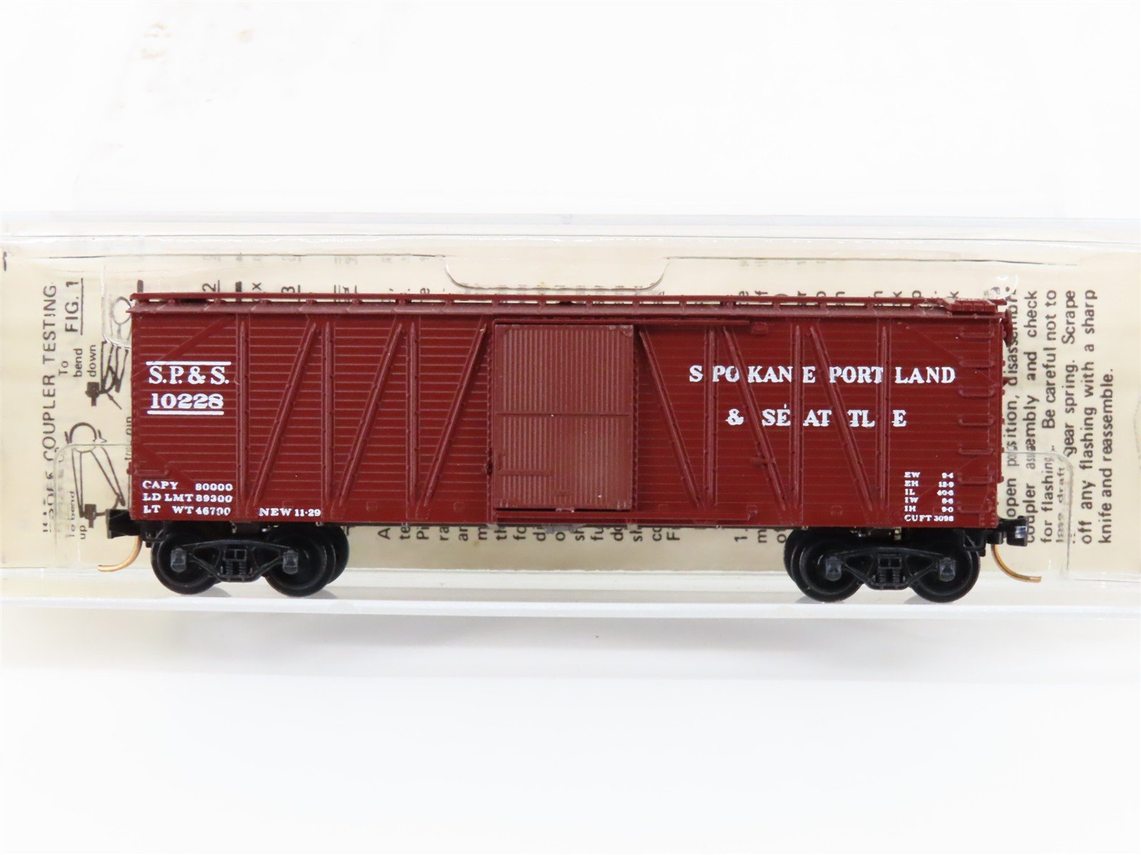 N Kadee Micro-Trains MTL 28070 SP&S Spokane Portland & Seattle 40' Boxcar #10228