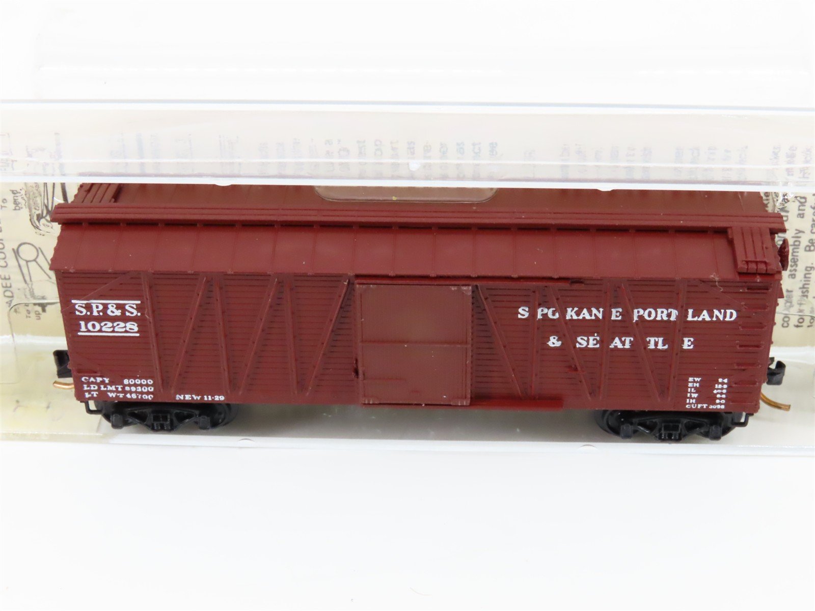 N Kadee Micro-Trains MTL 28070 SP&S Spokane Portland & Seattle 40' Boxcar #10228