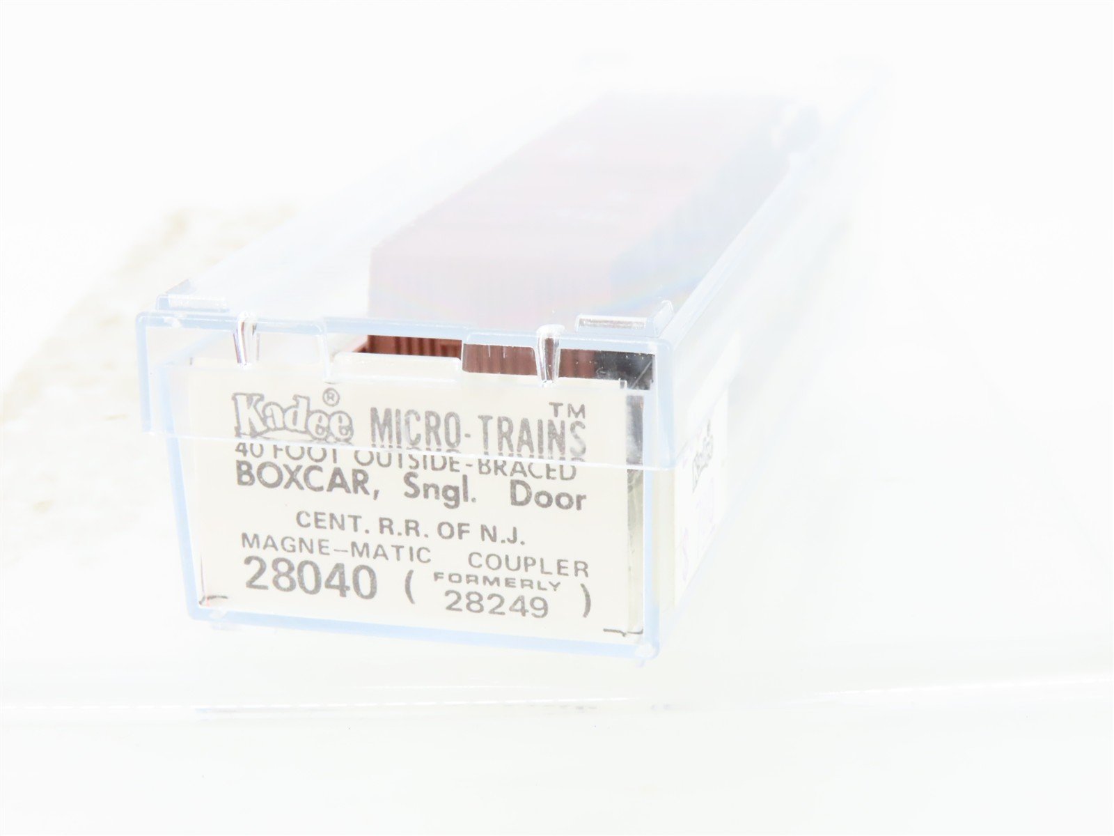 N Scale Kadee Micro-Trains MTL 28040 CNJ Jersey Central 40' Box Car #17239