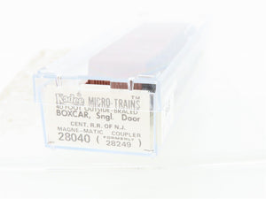 N Scale Kadee Micro-Trains MTL 28040 CNJ Jersey Central 40' Box Car #17239