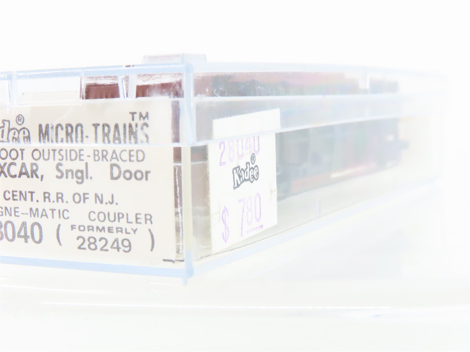 N Scale Kadee Micro-Trains MTL 28040 CNJ Jersey Central 40' Box Car #17239