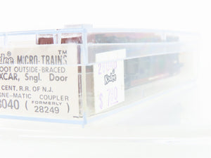 N Scale Kadee Micro-Trains MTL 28040 CNJ Jersey Central 40' Box Car #17239