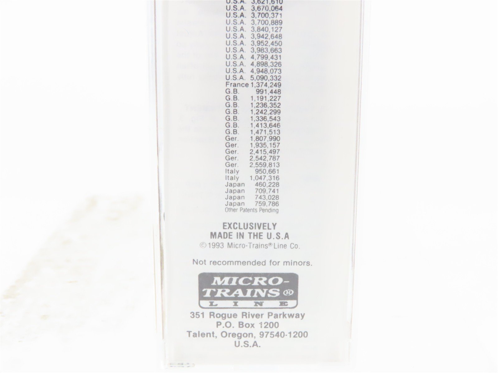 N Scale Micro-Trains MTL 26040 MP Missouri Pacific Mo-Pac 50' Box Car #367926