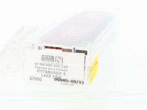 N Scale Micro-Trains MTL 27050 P&LE Pittsburgh & Lake Erie 50' Box Car #6945