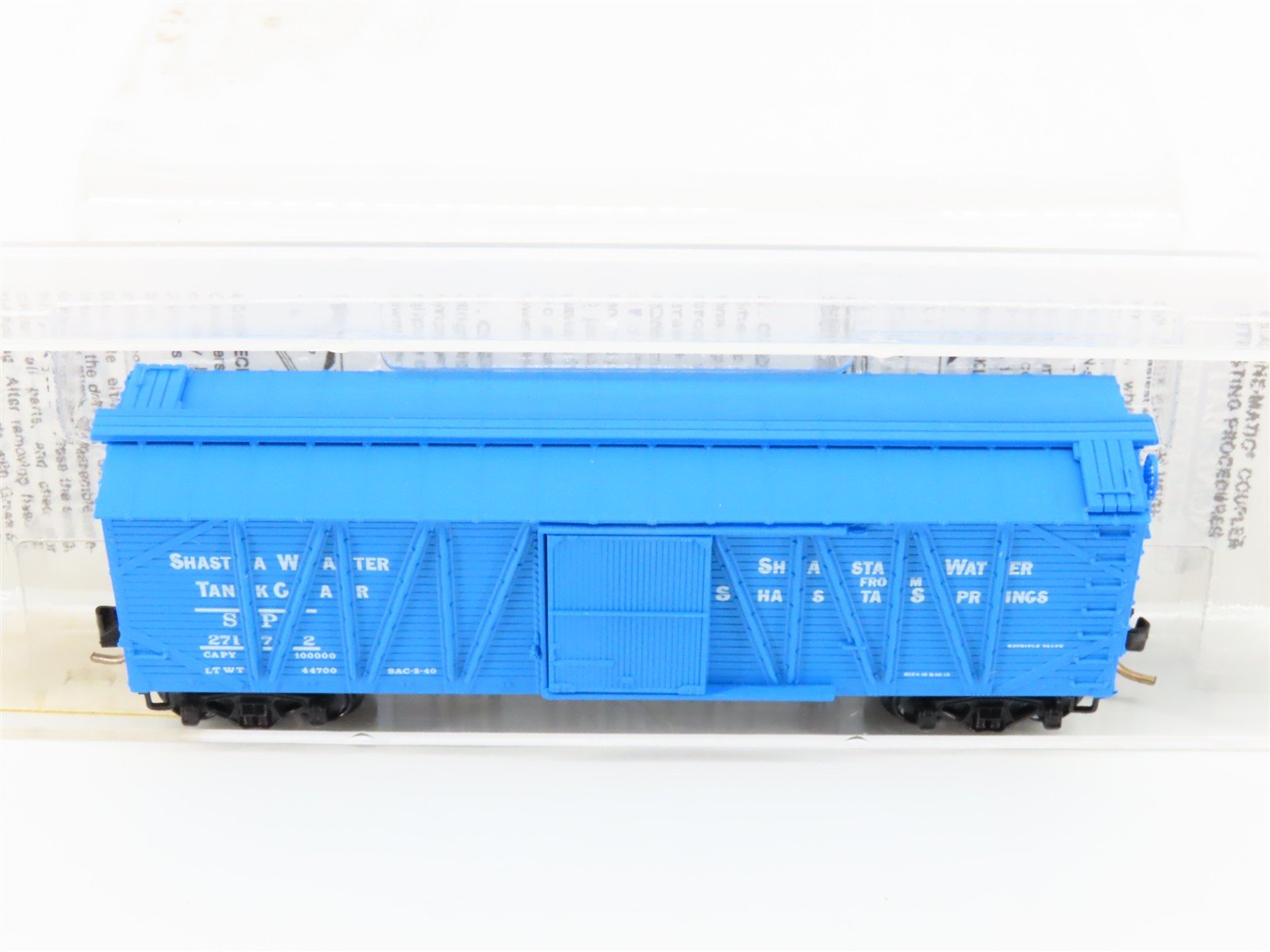 N Scale Micro-Trains MTL 28140 SP Shasta Water Tank Car 40' Box Car #27172