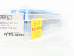 N Scale Micro-Trains MTL 28140 SP Shasta Water Tank Car 40' Box Car #27172
