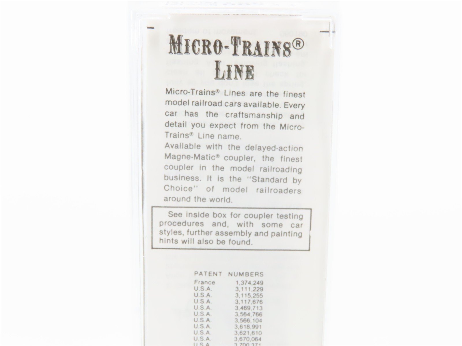 N Scale Micro-Trains MTL 28050 WAB Wabash 40' Single Door Box Car #81510