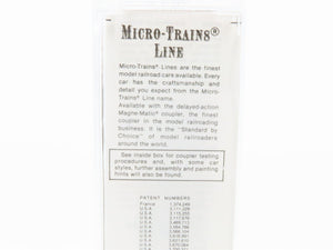 N Scale Micro-Trains MTL 28050 WAB Wabash 40' Single Door Box Car #81510