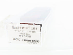 N Scale Micro-Trains MTL 28050 WAB Wabash 40' Single Door Box Car #81510