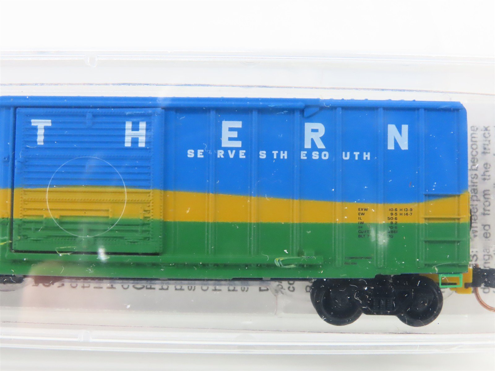 N Scale Micro-Trains MTL 25610 Southern Railway 50' Rib Side Box Car #550555
