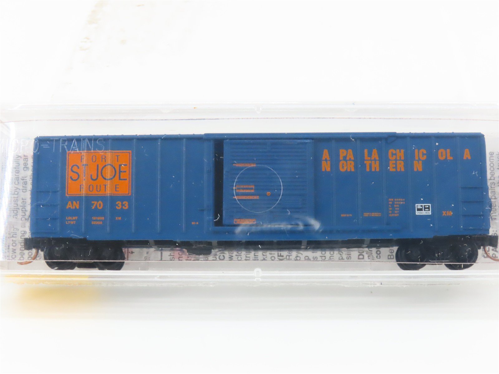 N Scale Micro-Trains MTL 25600 AN Port St. Joe Route 50' Box Car #7033