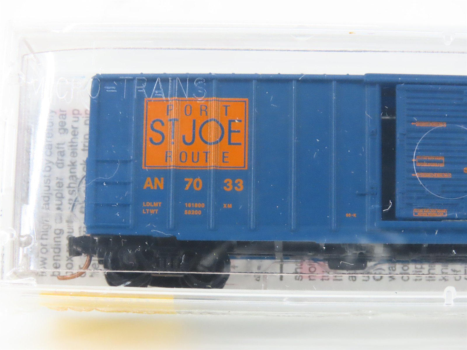 N Scale Micro-Trains MTL 25600 AN Port St. Joe Route 50' Box Car #7033