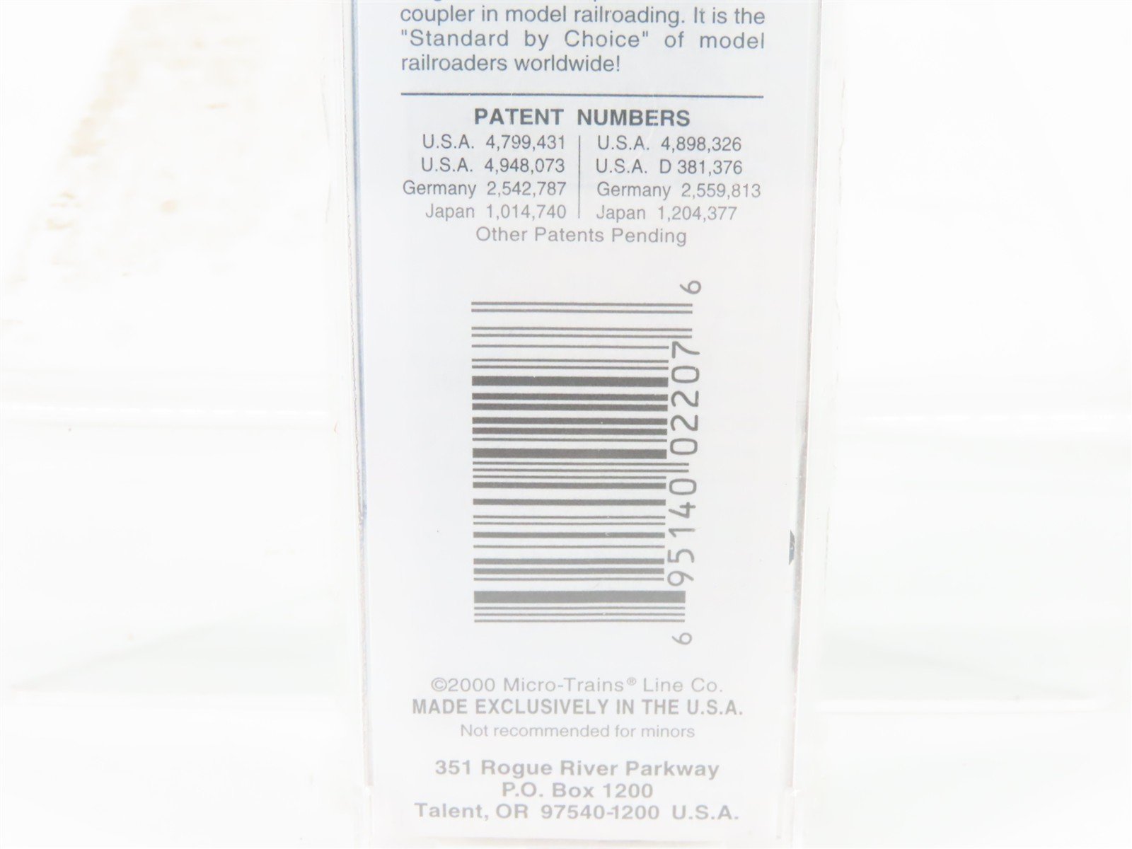 N Scale Micro-Trains MTL 25600 AN Port St. Joe Route 50' Box Car #7033
