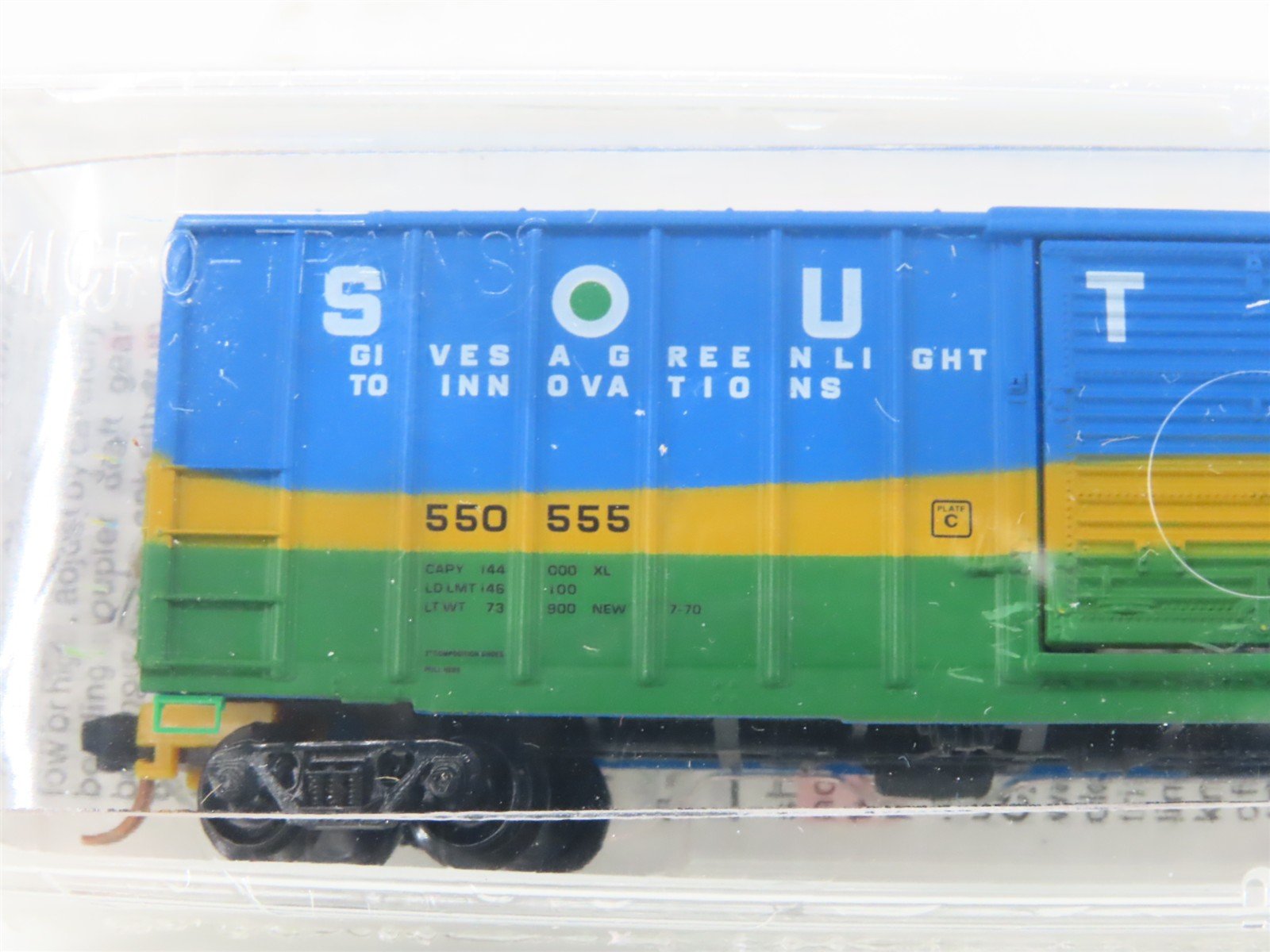 N Scale Micro-Trains MTL 25610 Southern Railway 50' Rib Side Box Car #550555