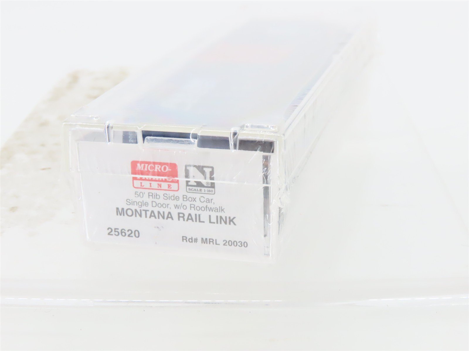 N Scale Micro-Trains MTL 25620 MRL Montana Rail Link 50' Rib Side Box Car #20030
