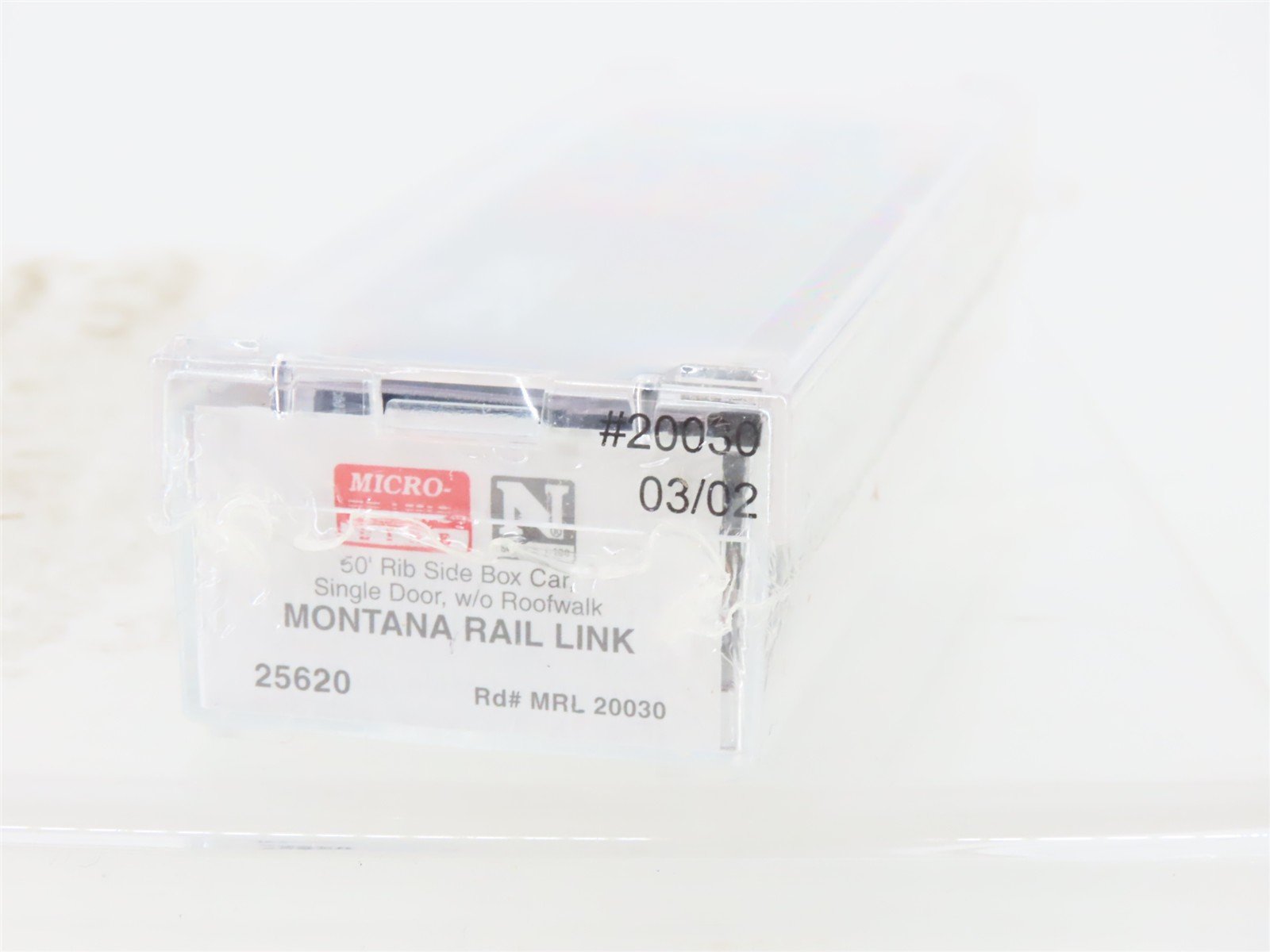 N Scale Micro-Trains MTL 25620 MRL Montana Rail Link 50' Box Car #20030