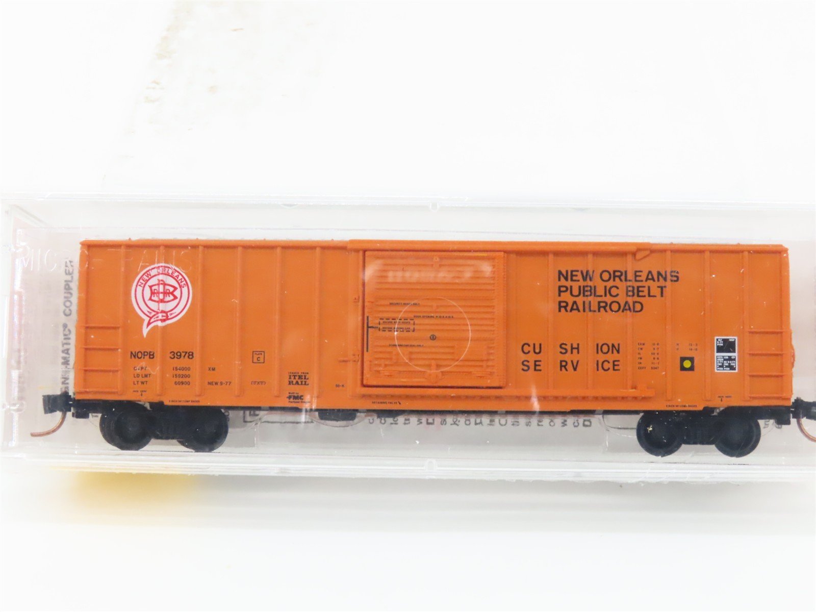 N Scale Micro-Trains MTL 25110 NOPB New Orleans Public Belt 50' Box Car #3978