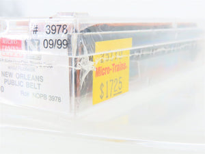 N Scale Micro-Trains MTL 25110 NOPB New Orleans Public Belt 50' Box Car #3978