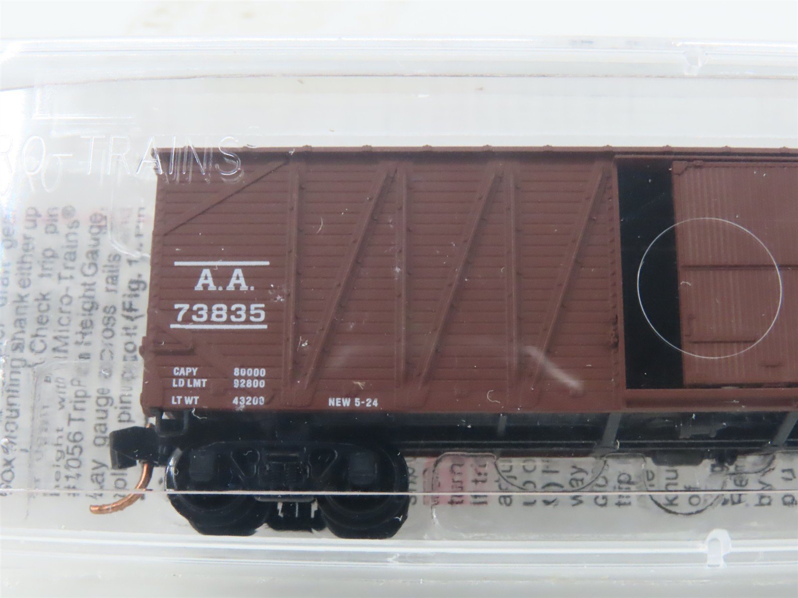 N Scale Micro-Trains MTL 28100 AA Ann Arbor 40' Single Door Box Car #73835