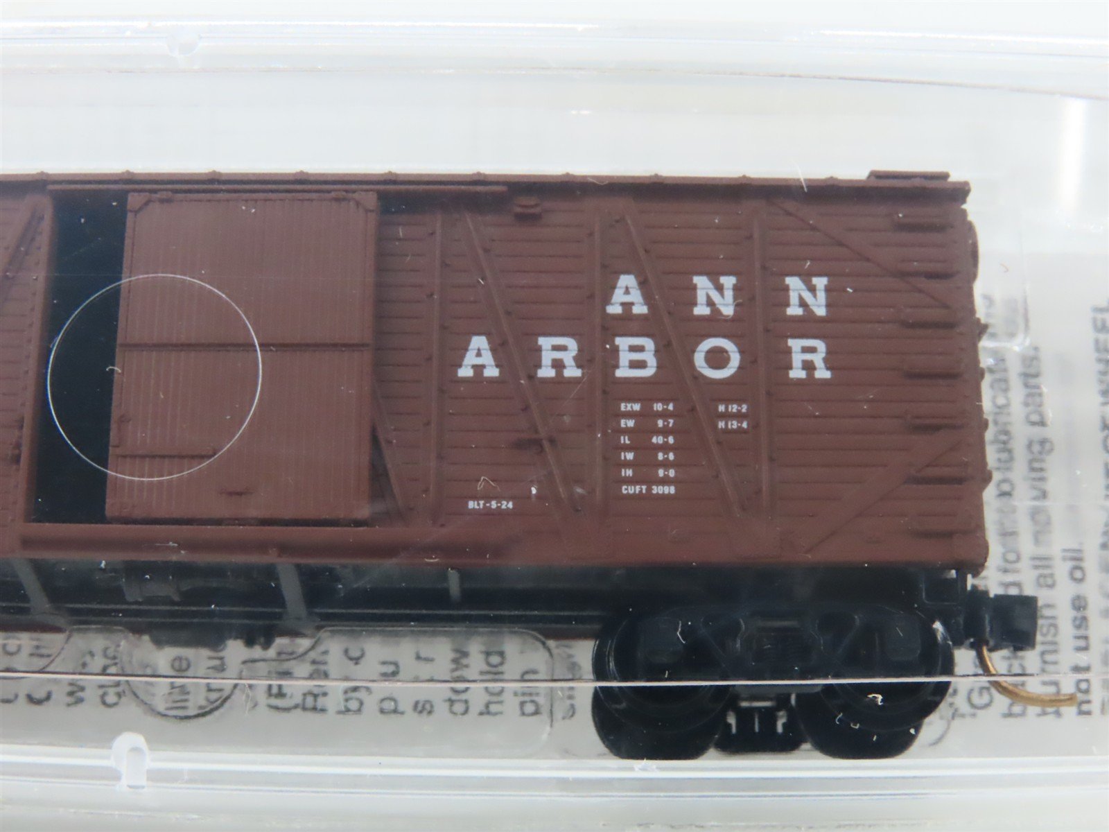 N Scale Micro-Trains MTL 28100 AA Ann Arbor 40' Single Door Box Car #73835