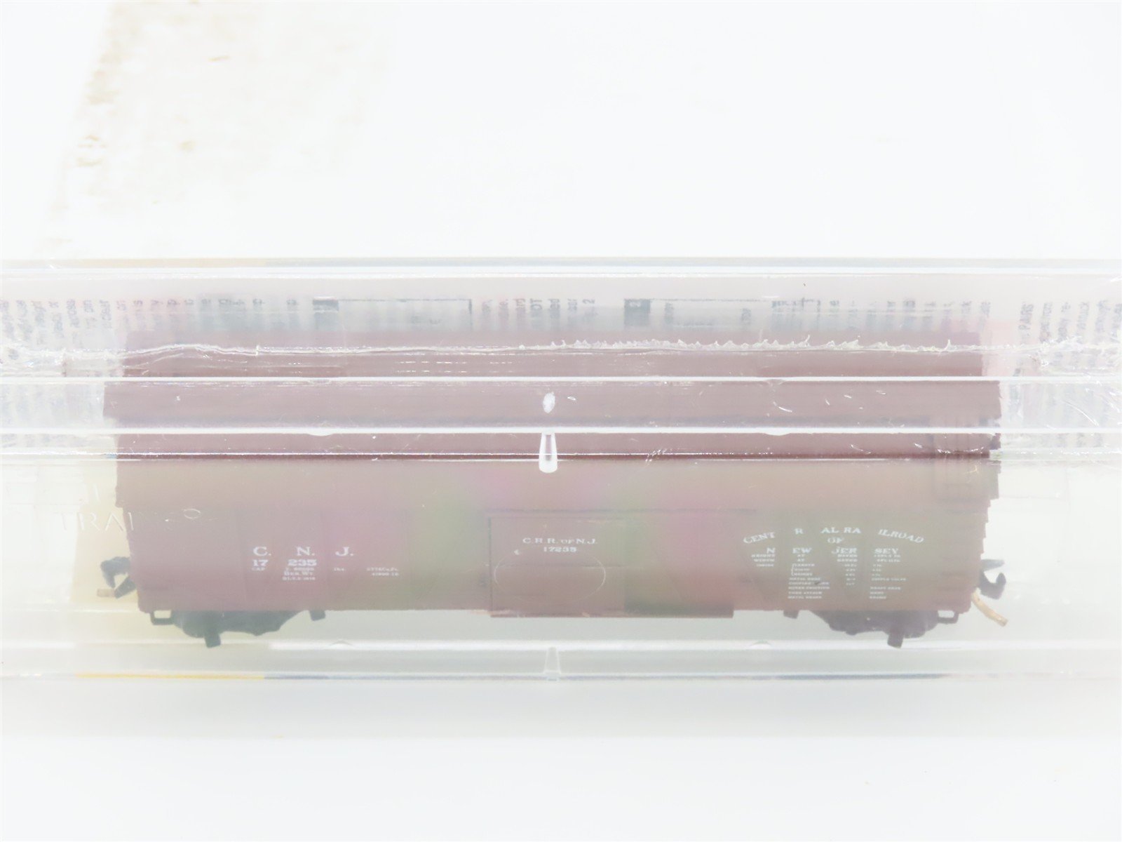 N Scale Micro-Trains MTL 28040 CNJ Jersey Central 40' Single Door Box Car #17235