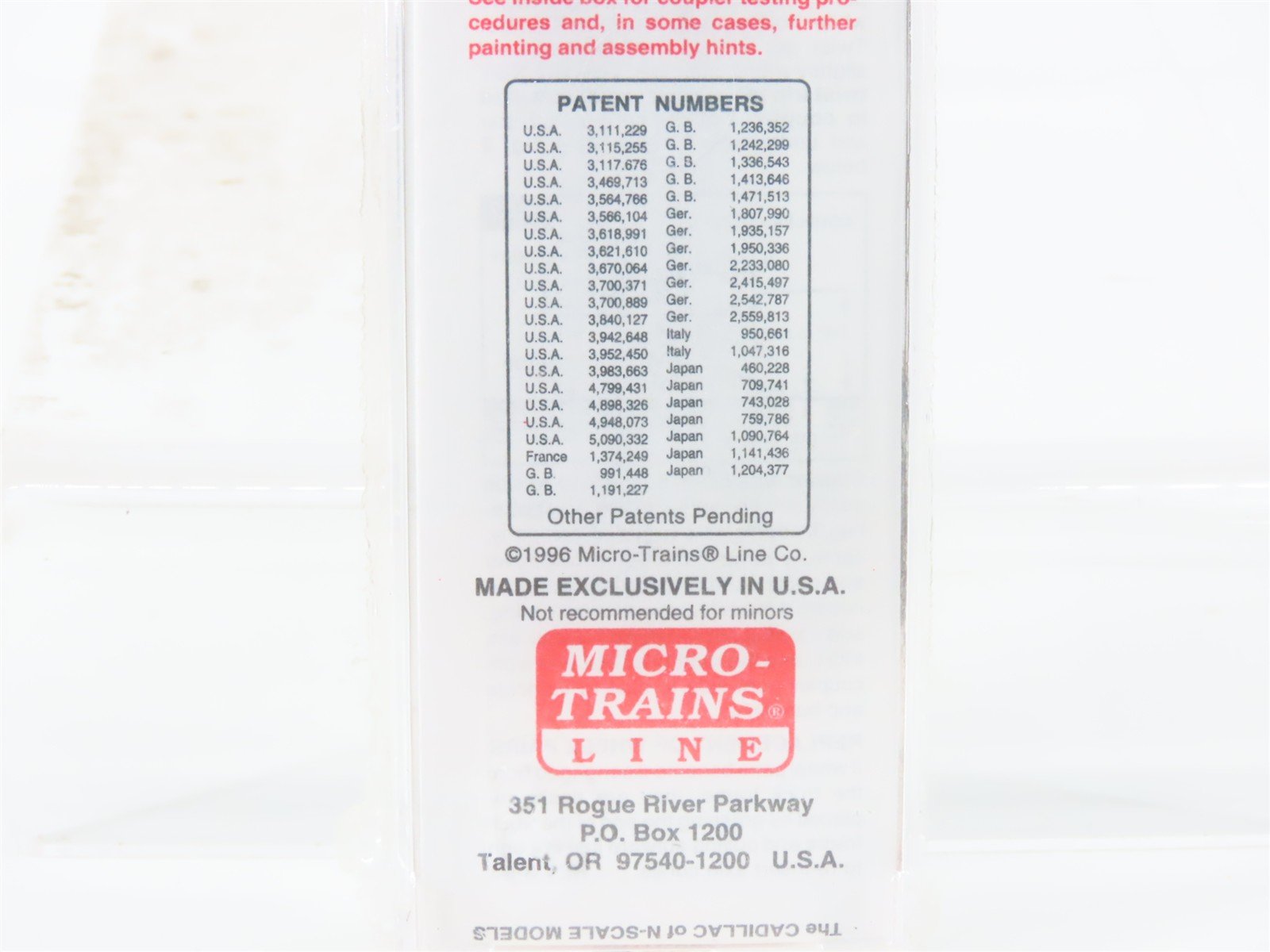 N Scale Micro-Trains MTL 28040 CNJ Jersey Central 40' Single Door Box Car #17235