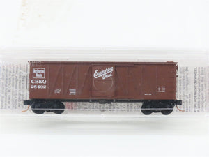 N Micro-Trains MTL 28150 CB&Q Burlington Route Everywhere West 40' Boxcar #25402