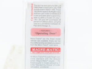 N Micro-Trains MTL 28150 CB&Q Burlington Route Everywhere West 40' Boxcar #25402