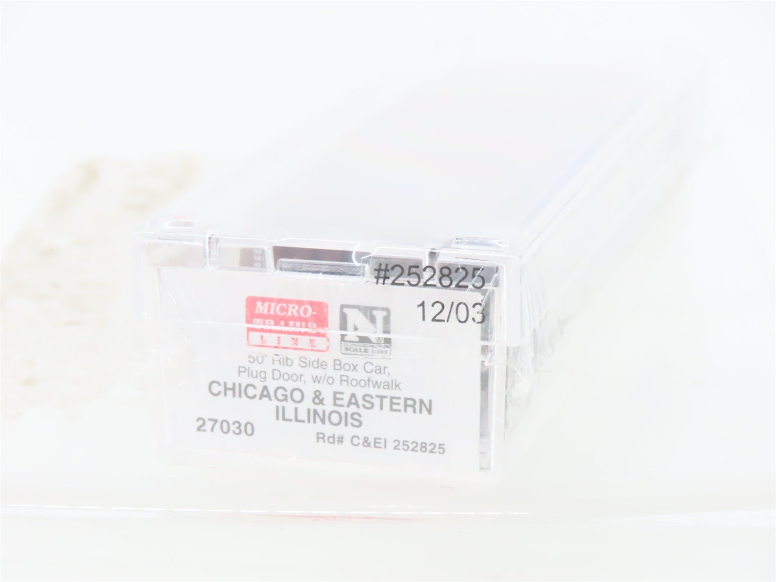 N Scale Micro-Trains MTL 27030 C&EI Chicago & Eastern Illinois 50' Boxcar 252825