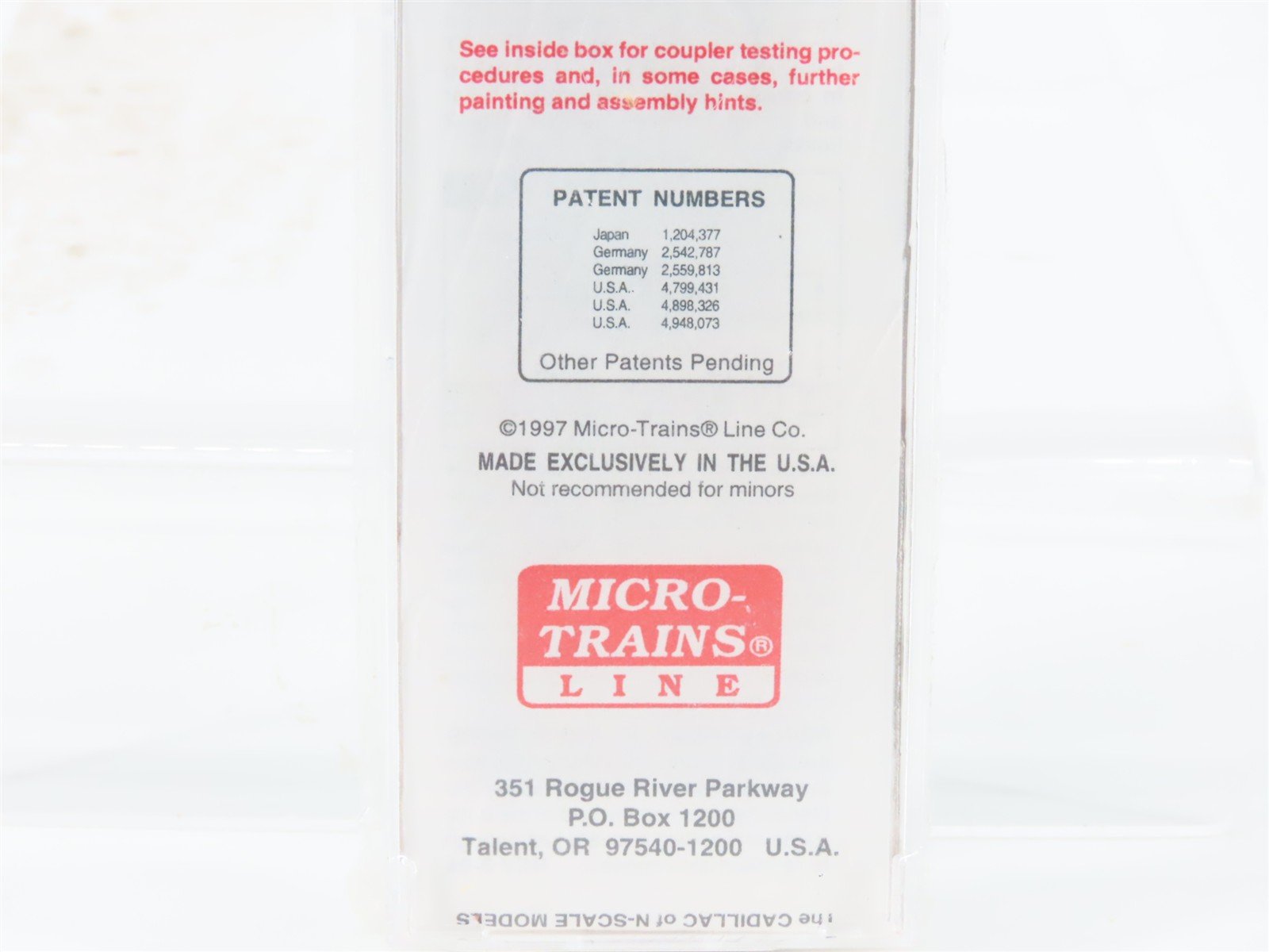 N Scale Micro-Trains MTL 26040 MP Missouri Pacific Mo-Pac 50' Box Car #367923