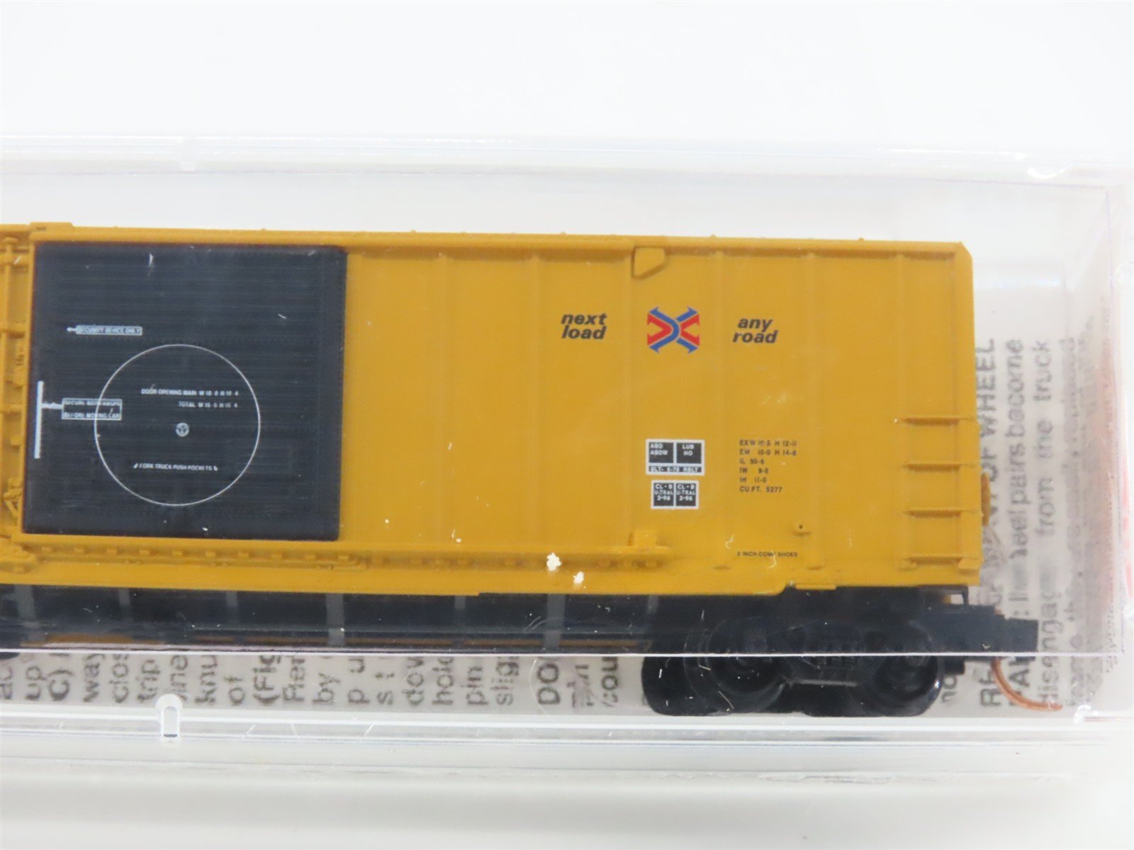 N Scale Micro-Trains MTL 26010 ABOX Railbox 50' Rib Side Box Car #50062