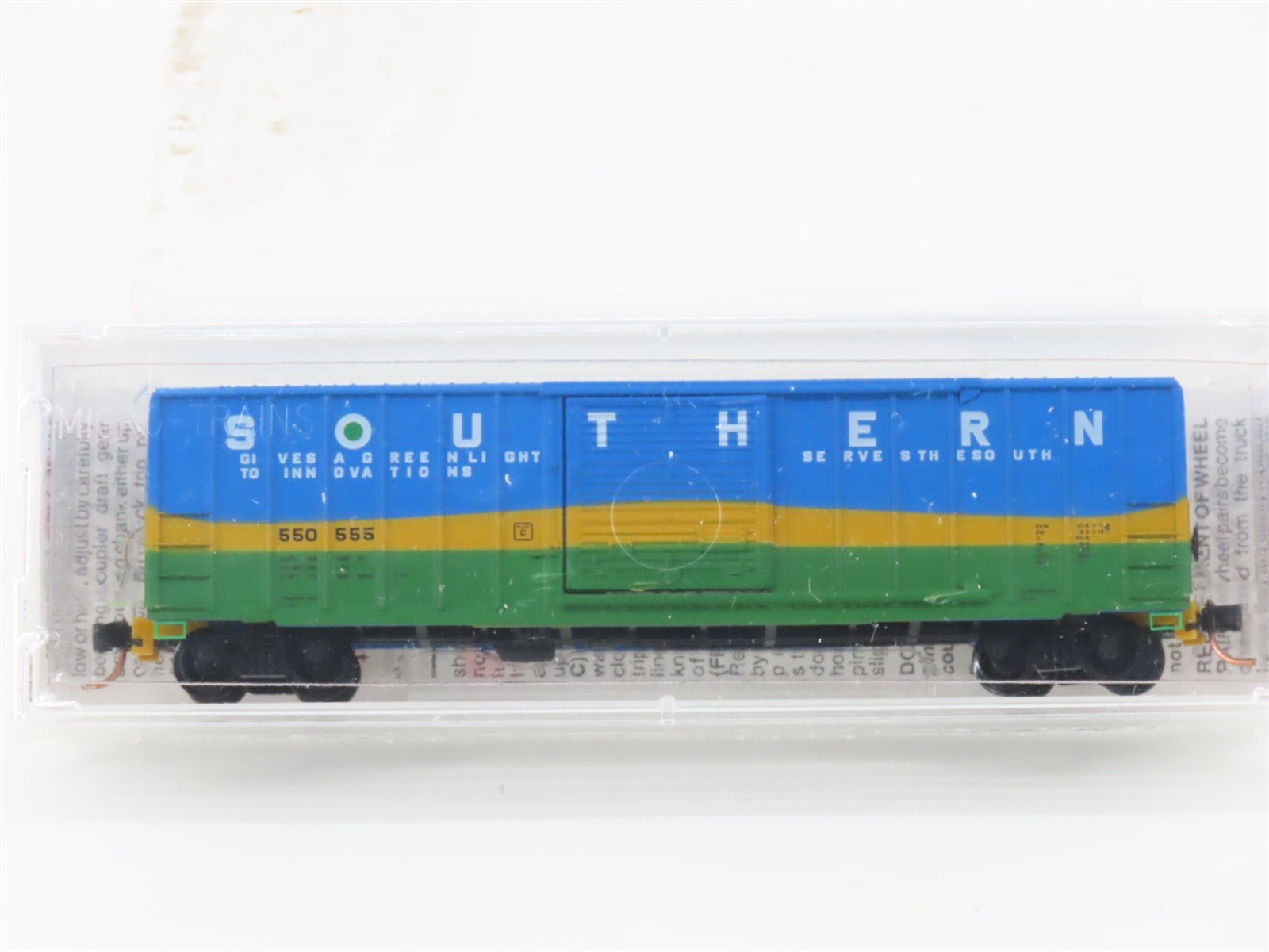 N Scale Micro-Trains MTL 25610 Southern Railway 50' Rib Side Box Car #550555