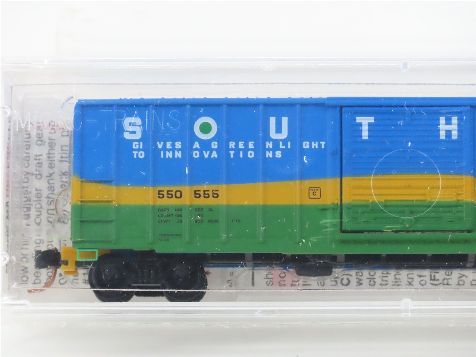 N Scale Micro-Trains MTL 25610 Southern Railway 50' Rib Side Box Car #550555