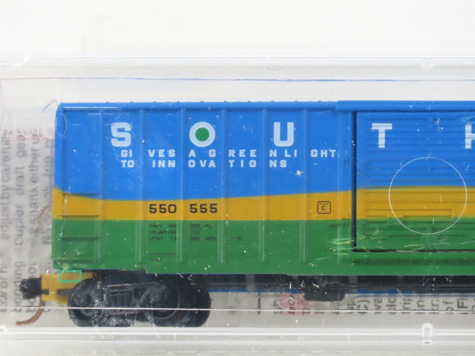 N Scale Micro-Trains MTL 25610 Southern Railway 50' Rib Side Box Car #550555