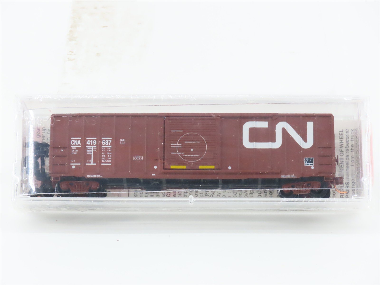 N Scale Micro-Trains MTL 25650 CNA CN Canadian National 50' Box Car #419587
