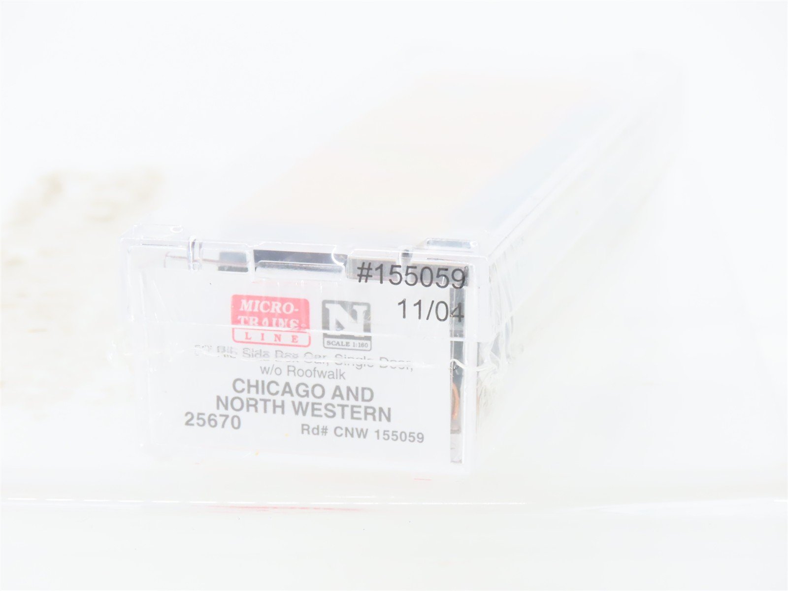 N Scale Micro-Trains MTL 25670 CNW Chicago North Western 50' Box Car #155059