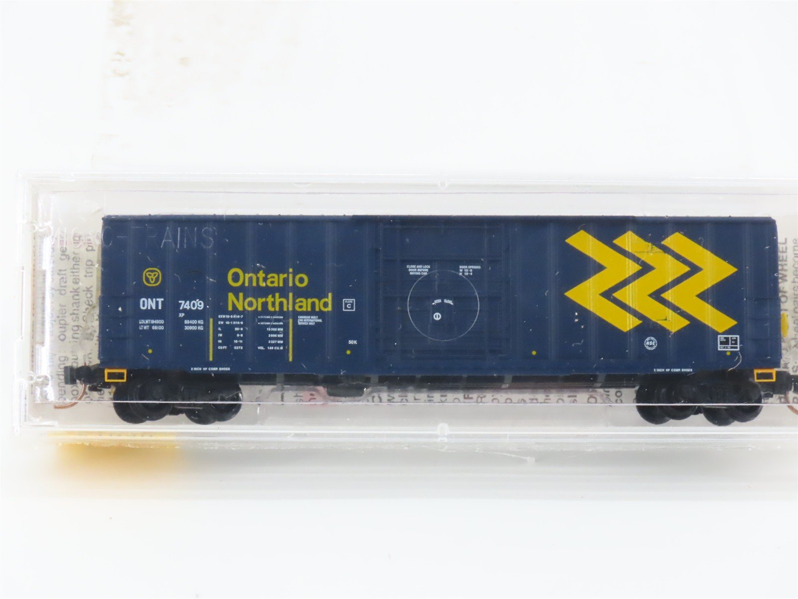 N Scale Micro-Trains MTL 27040 ONT Ontario Northland 50' Rib Side Box Car #7409