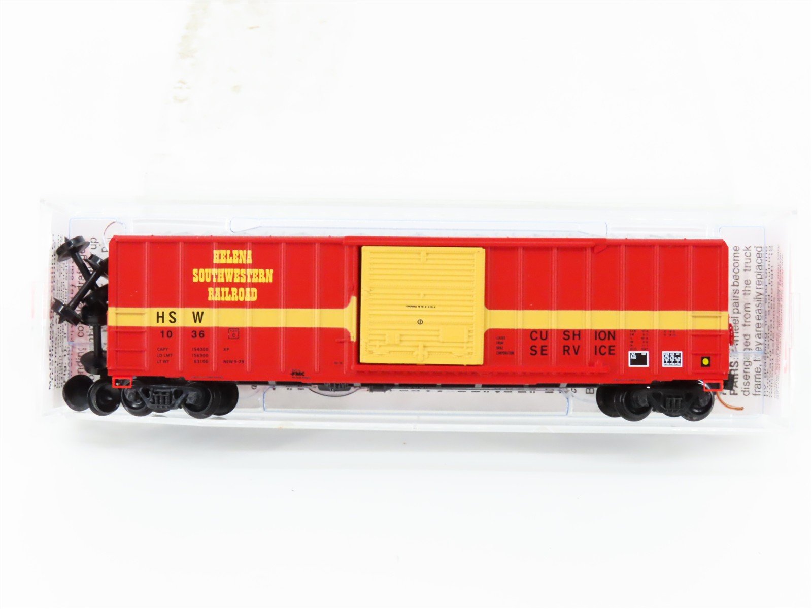N Scale Micro-Trains MTL 25640 HSW Helena Southwestern 50' Box Car #1036