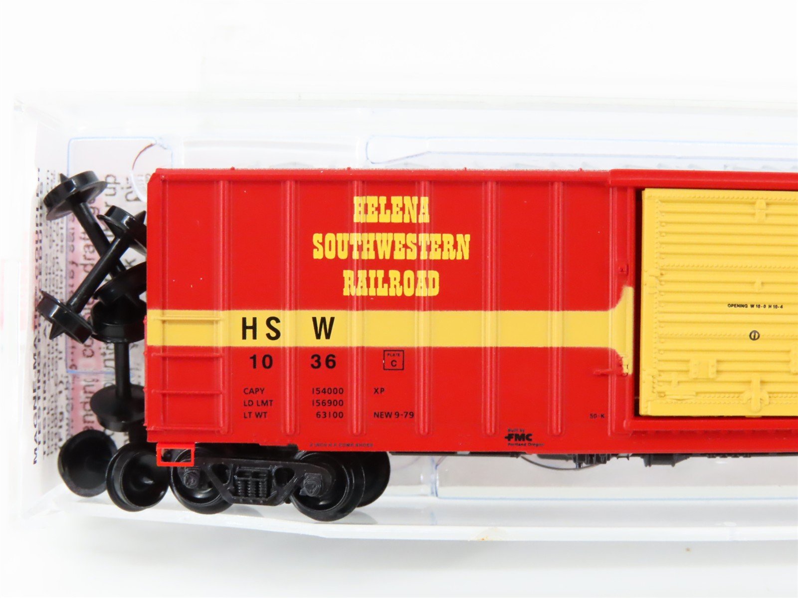 N Scale Micro-Trains MTL 25640 HSW Helena Southwestern 50' Box Car #1036